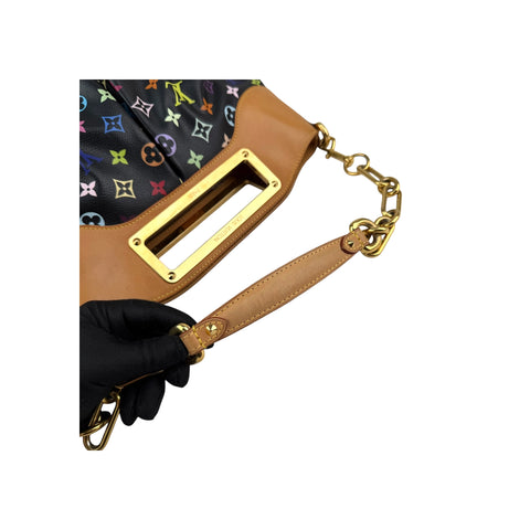 Louis Vuitton Black Monogram Multicolore Judy Bag