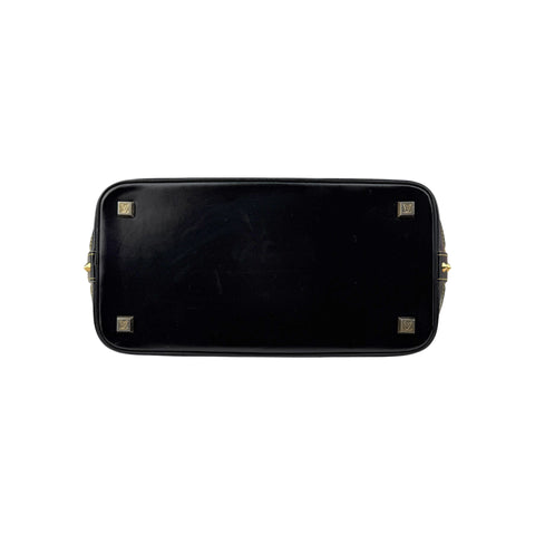 Louis Vuitton Black Suhali Leather Lockit MM Bag