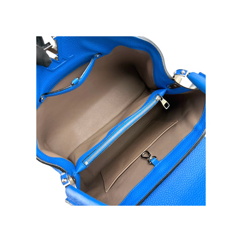 Louis Vuitton Blue Taurillon Leather Capucines Bag