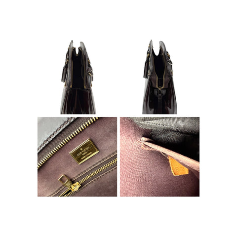 Louis Vuitton Burgundy Monogram Vernis Brea MM Bag
