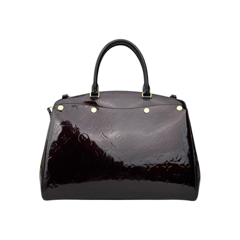 Louis Vuitton Burgundy Monogram Vernis Brea MM Bag