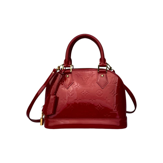 Louis Vuitton Cerise Monogram Vernis Alma BB Bag