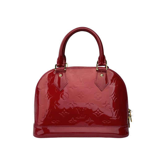 Louis Vuitton Cerise Monogram Vernis Alma BB Bag