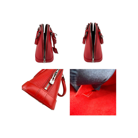 Louis Vuitton Coquelicot Epi Leather Alma BB Bag