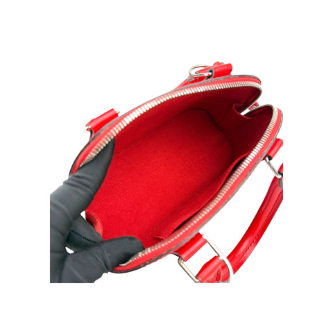 Louis Vuitton Coquelicot Epi Leather Alma BB Bag