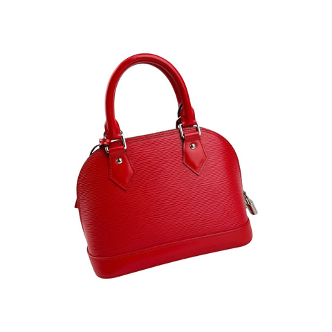 Louis Vuitton Coquelicot Epi Leather Alma BB Bag