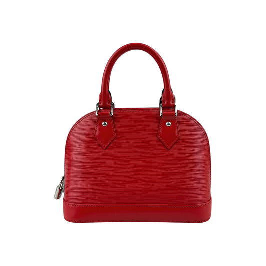 Louis Vuitton Coquelicot Epi Leather Alma BB Bag
