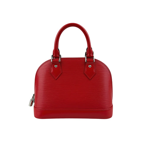 Louis Vuitton Coquelicot Epi Leather Alma BB Bag