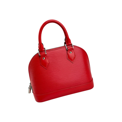 Louis Vuitton Coquelicot Epi Leather Alma BB Bag