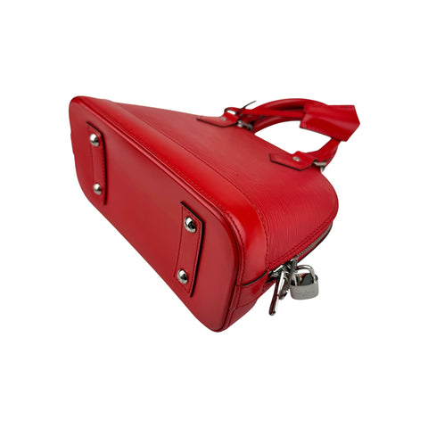 Louis Vuitton Coquelicot Epi Leather Alma BB Bag
