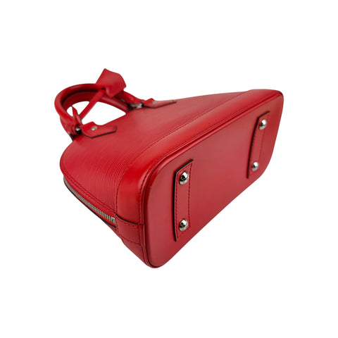 Louis Vuitton Coquelicot Epi Leather Alma BB Bag