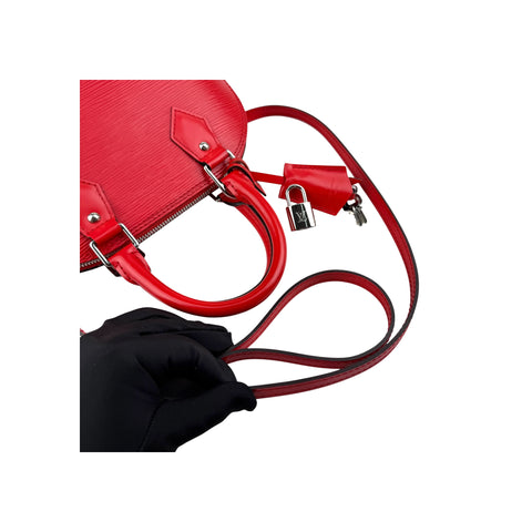 Louis Vuitton Coquelicot Epi Leather Alma BB Bag