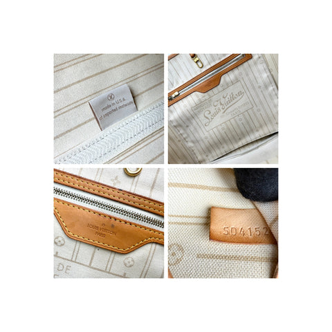 Louis Vuitton Damier Azur Canvas Neverfull GM Bag