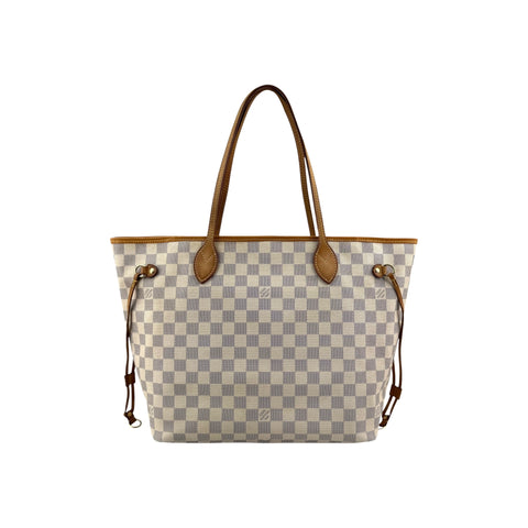 Louis Vuitton Damier Azur Canvas Neverfull MM Bag