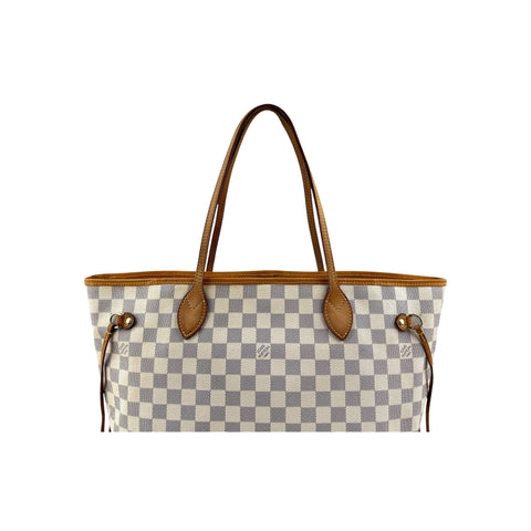 Louis Vuitton Damier Azur Canvas Neverfull MM Bag