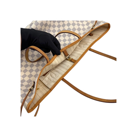 Louis Vuitton Damier Azur Canvas Neverfull MM Bag