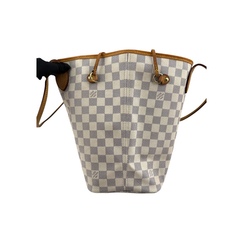 Louis Vuitton Damier Azur Canvas Neverfull MM Bag