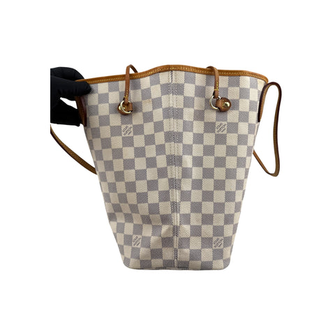 Louis Vuitton Damier Azur Canvas Neverfull MM Bag