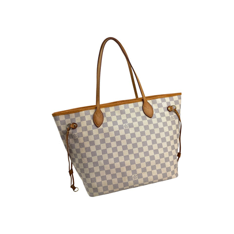Louis Vuitton Damier Azur Canvas Neverfull MM Bag