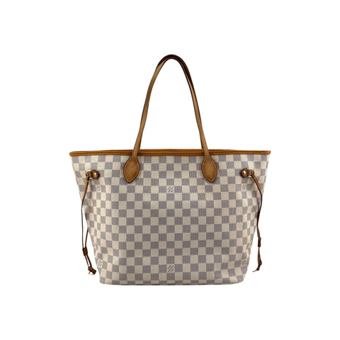 Louis Vuitton Damier Azur Canvas Neverfull MM Bag