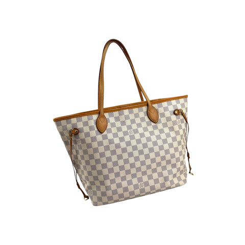 Louis Vuitton Damier Azur Canvas Neverfull MM Bag