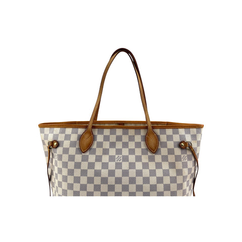 Louis Vuitton Damier Azur Canvas Neverfull MM Bag