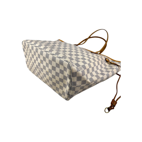 Louis Vuitton Damier Azur Canvas Neverfull MM Bag