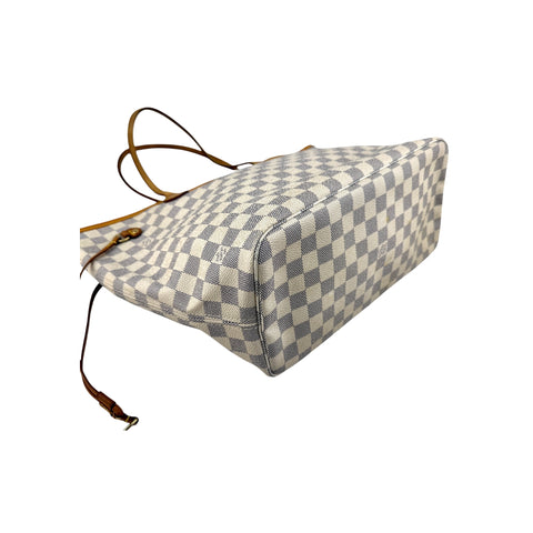 Louis Vuitton Damier Azur Canvas Neverfull MM Bag