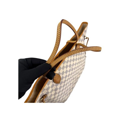 Louis Vuitton Damier Azur Canvas Neverfull MM Bag