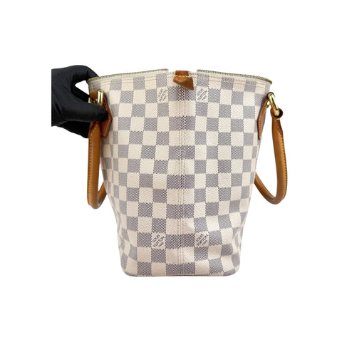 Louis Vuitton Damier Azur Canvas Saleya PM Bag