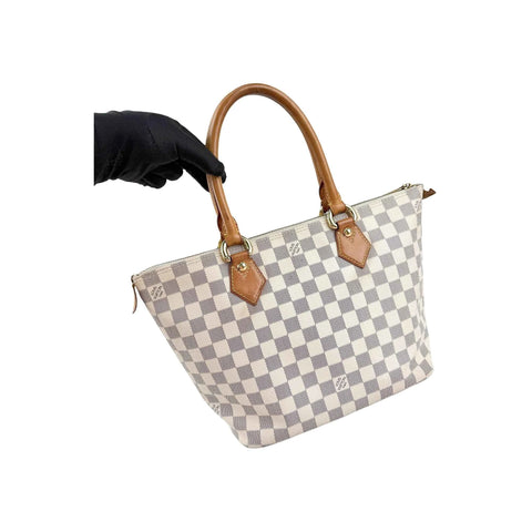 Louis Vuitton Damier Azur Canvas Saleya PM Bag