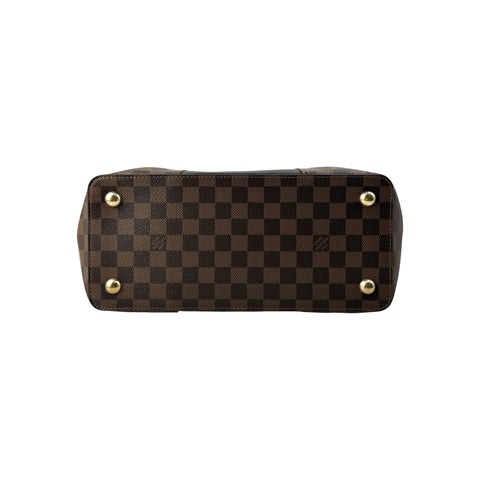 Louis Vuitton Damier Canvas and Taurillon Leather Jersey Tote Bag