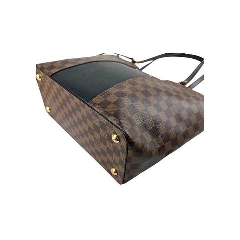 Louis Vuitton Damier Canvas and Taurillon Leather Jersey Tote Bag