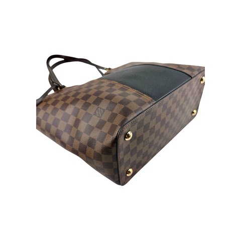 Louis Vuitton Damier Canvas and Taurillon Leather Jersey Tote Bag