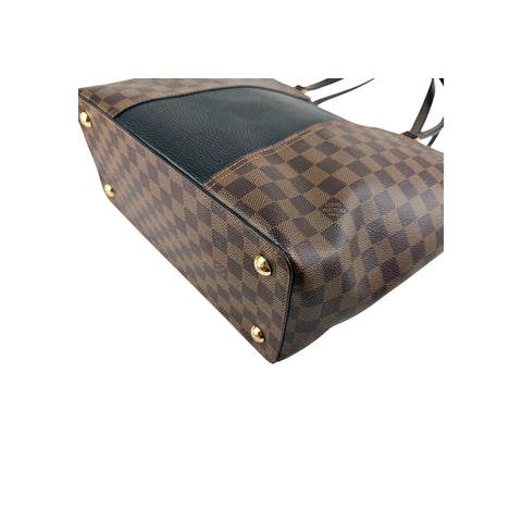 Louis Vuitton Damier Canvas and Taurillon Leather Jersey Tote Bag