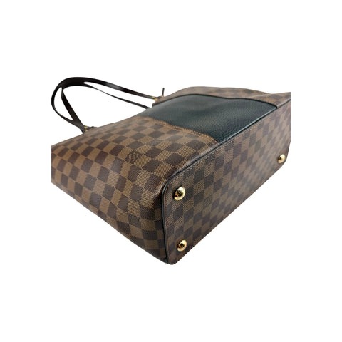 Louis Vuitton Damier Canvas and Taurillon Leather Jersey Tote Bag