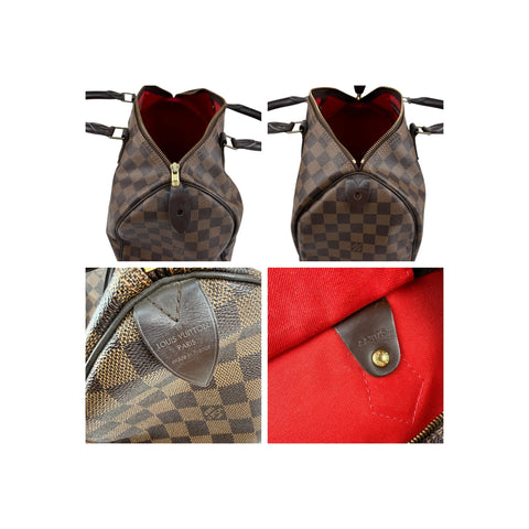 Louis Vuitton Damier Canvas Speedy 30 Bag
