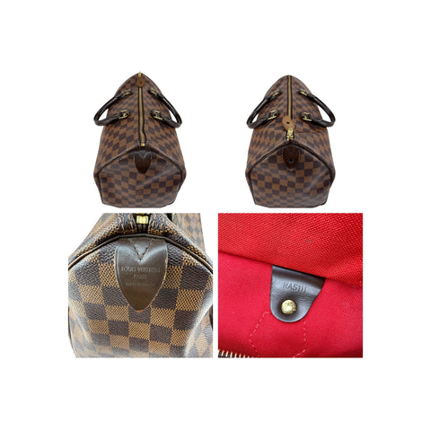 Louis Vuitton Damier Canvas Speedy Bandouliere 35 Bag