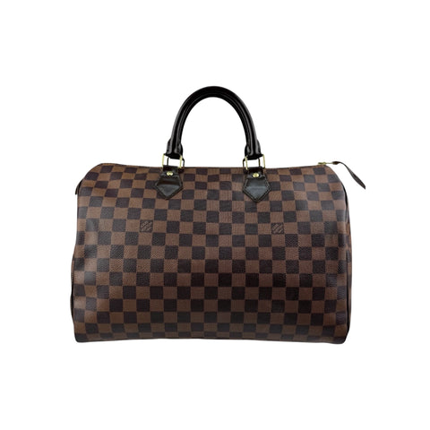 Louis Vuitton Damier Canvas Speedy Bandouliere 35 Bag