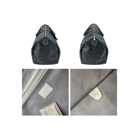 Louis Vuitton Damier Cobalt Canvas Keepall 55 Bag