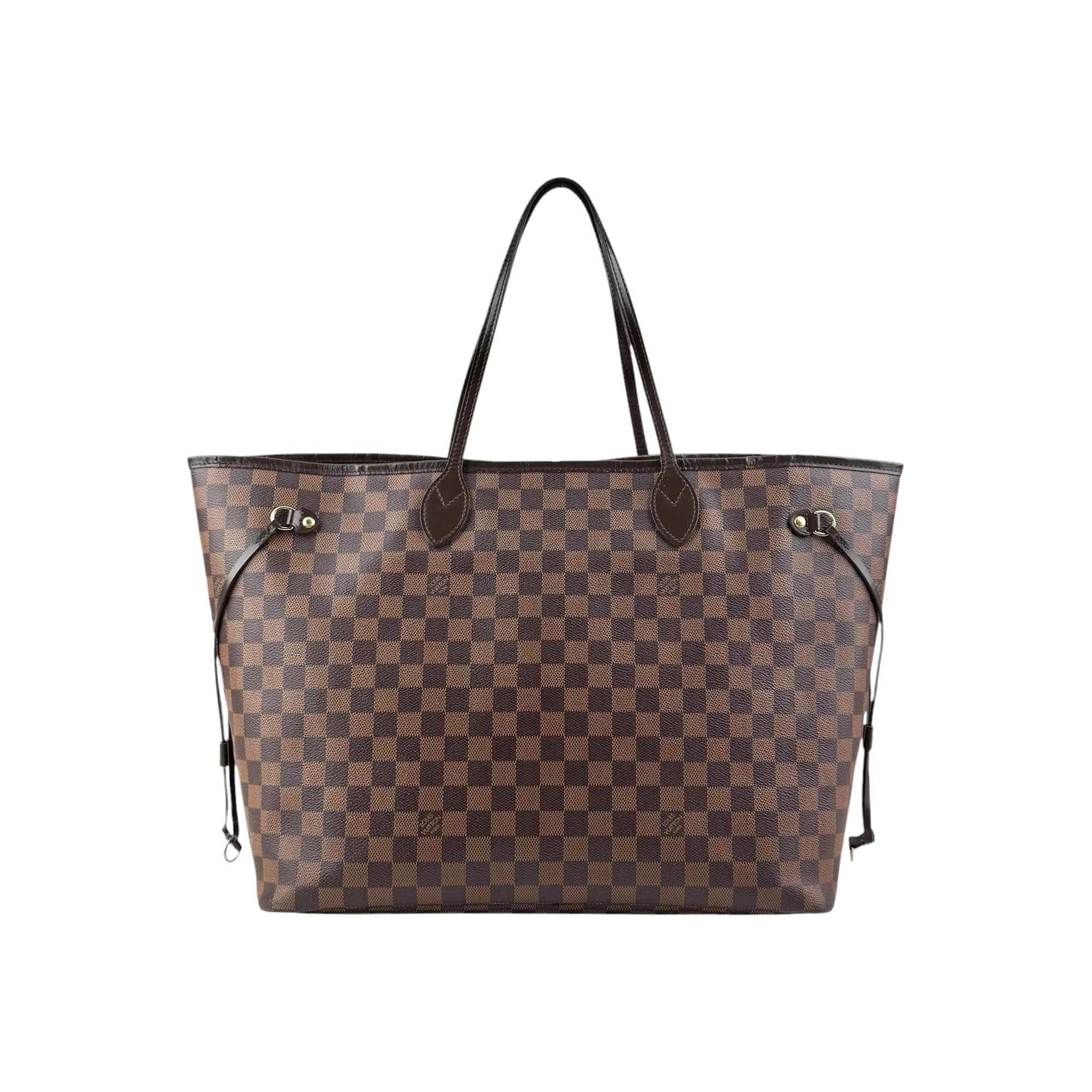 Louis Vuitton Damier Ebene Neverfull Tote GM