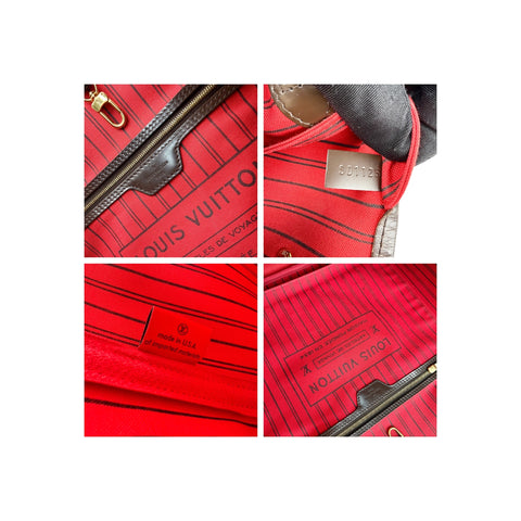 Louis Vuitton Damier Ebene Neverfull Tote GM