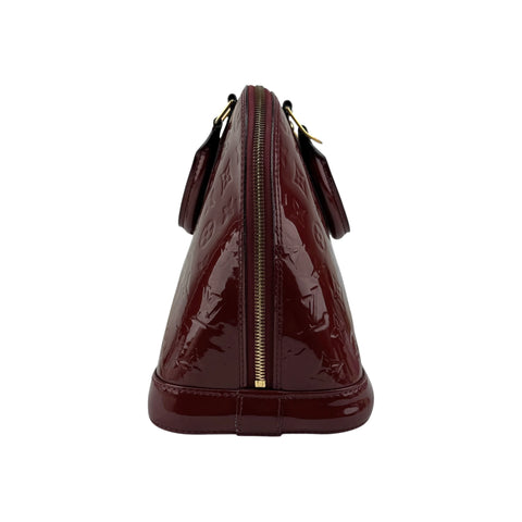 Louis Vuitton Griotte Monogram Vernis Alma PM Bag