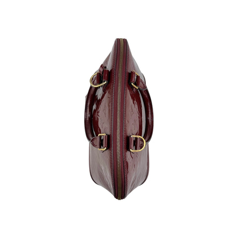 Louis Vuitton Griotte Monogram Vernis Alma PM Bag