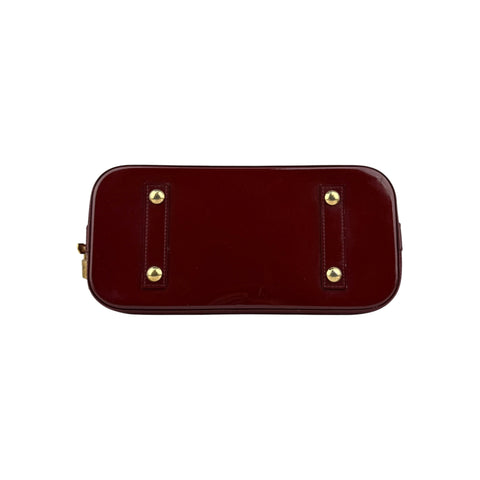 Louis Vuitton Griotte Monogram Vernis Alma PM Bag
