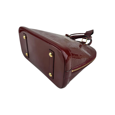 Louis Vuitton Griotte Monogram Vernis Alma PM Bag