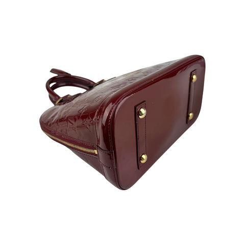 Louis Vuitton Griotte Monogram Vernis Alma PM Bag