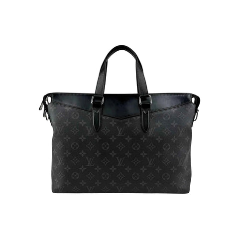 Louis Vuitton Monogram Eclipse Explorer Briefcase Shoulder Bag