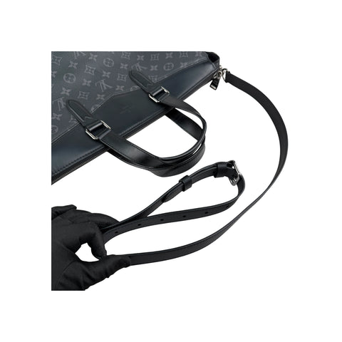 Louis Vuitton Monogram Eclipse Explorer Briefcase Shoulder Bag