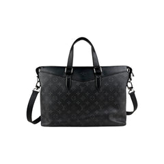 Louis Vuitton Monogram Eclipse Explorer Briefcase Shoulder Bag